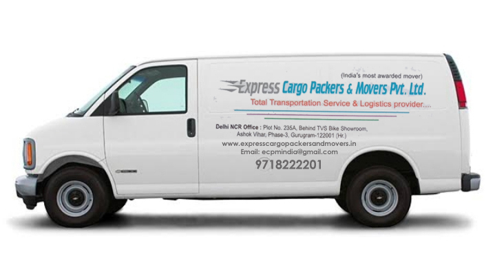 In this Image you can see a Truck of The Express Cargo packers and movers in Delhi Company.