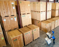 In this image you can see some commercial products packing that can by The Express Cargo Packers and Movers in Delhi.